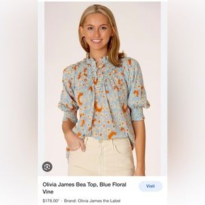 NWT Olivia James Bea Top